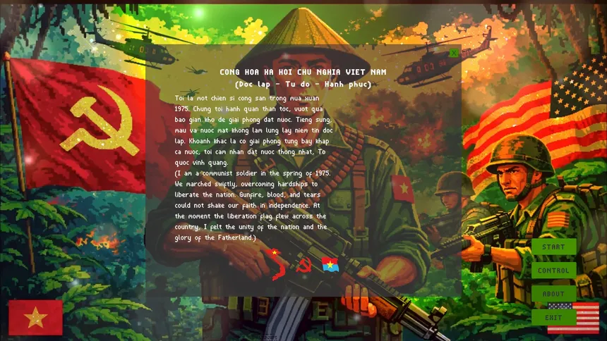 Скриншот 1 к игре Vietnam Communist: Against U.S. Invasion