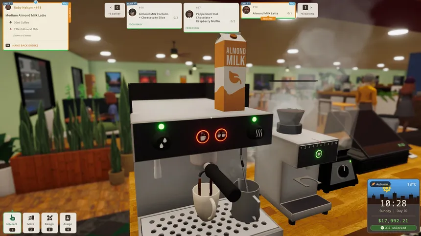 Скриншот 1 к игре Cup and Counter: Coffee Shop Simulator