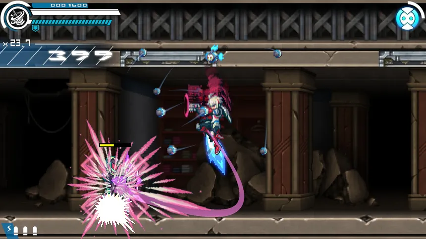 Скриншот 1 к игре Gunvolt Chronicles: Luminous Avenger iX 1+2 Dual Collection