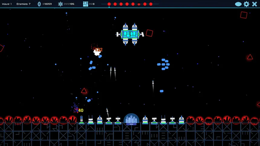 Скриншот 1 к игре Plasma Dome