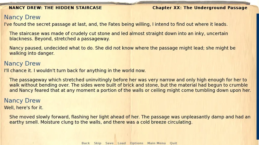 Скриншот 3 к игре Nancy Drew: The Hidden Staircase
