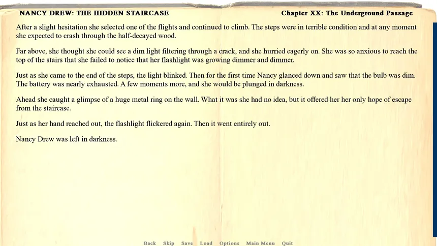 Скриншот 5 к игре Nancy Drew: The Hidden Staircase
