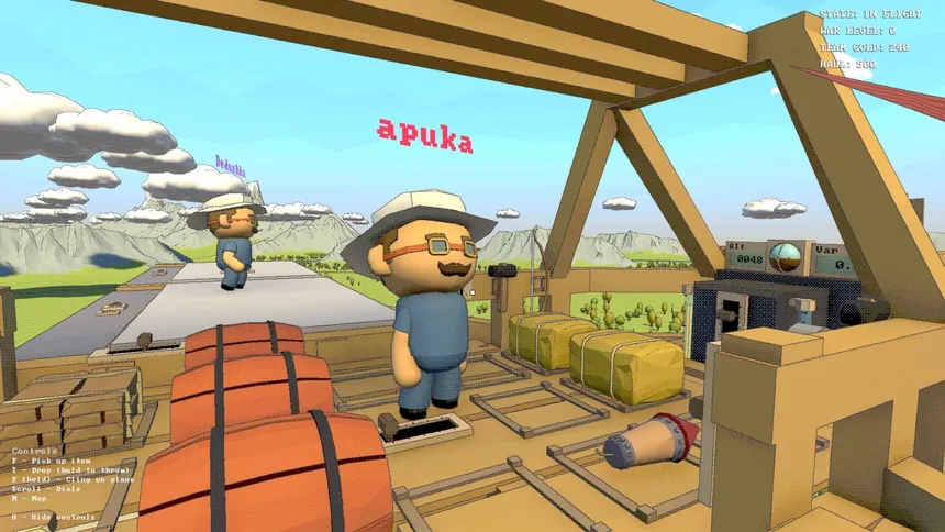 Скриншот 1 к игре Pigs On Wings