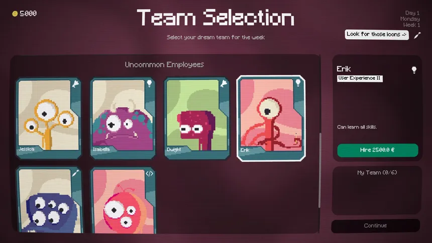 Скриншот 3 к игре Postponed: Game Dev Management Roguelite