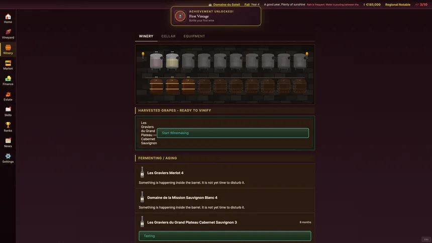 Скриншот 7 к игре Grand Cru: The Wine Maker