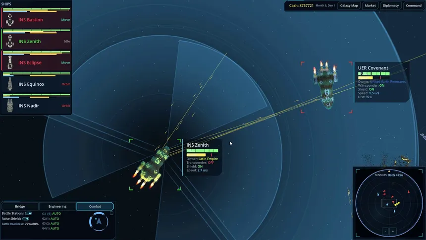 Скриншот 1 к игре NGC-404: Fractured Sector