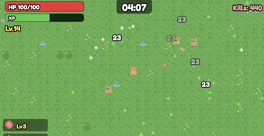 Скриншот 1 к игре Catvivors