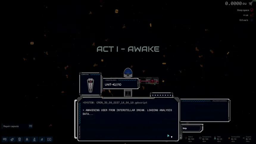 Скриншот 1 к игре UNIT 42: Adrift in Space