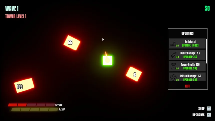 Скриншот 2 к игре Neon Bullet