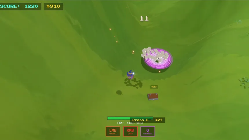 Скриншот 1 к игре Bean Mage