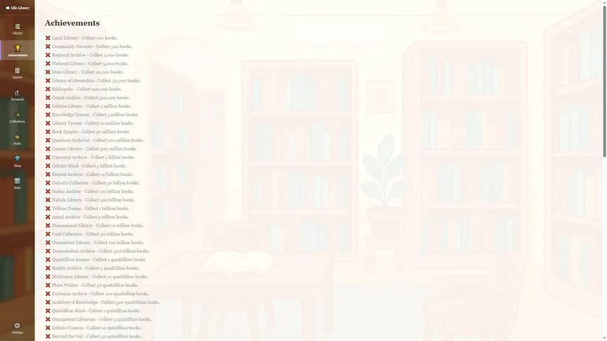 Скриншот 2 к игре Idle Library