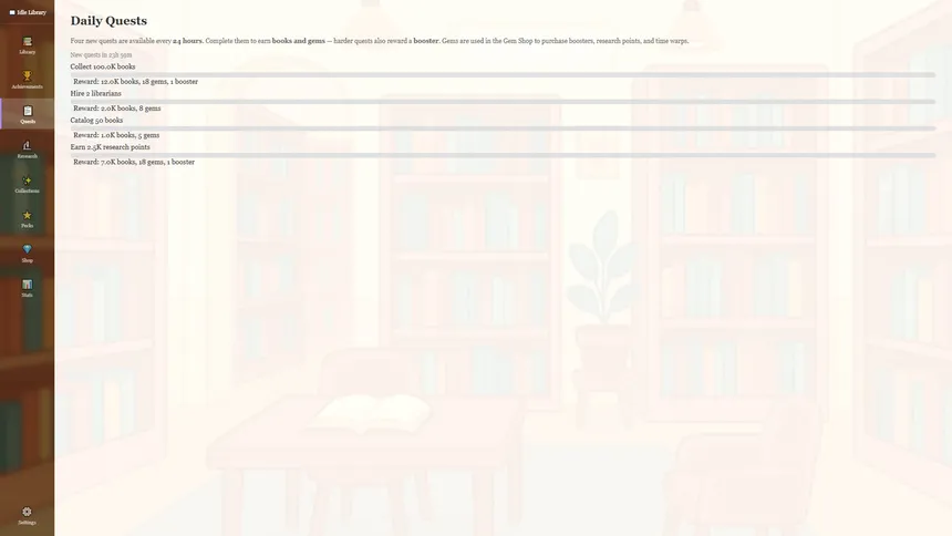 Скриншот 3 к игре Idle Library