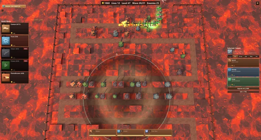 Скриншот 1 к игре Tower Defense Ultimate: Crashfall Protocol