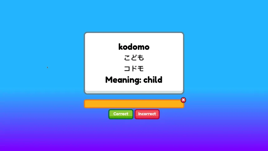 Скриншот 1 к игре Nihongo Daily