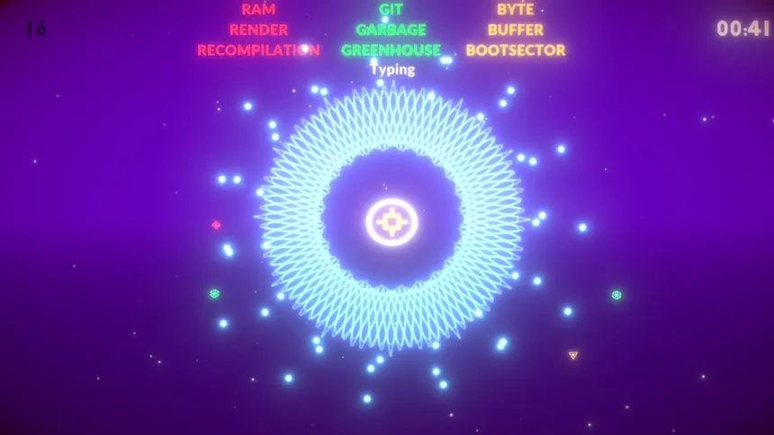 Скриншот 1 к игре Mandala: Type To Defend