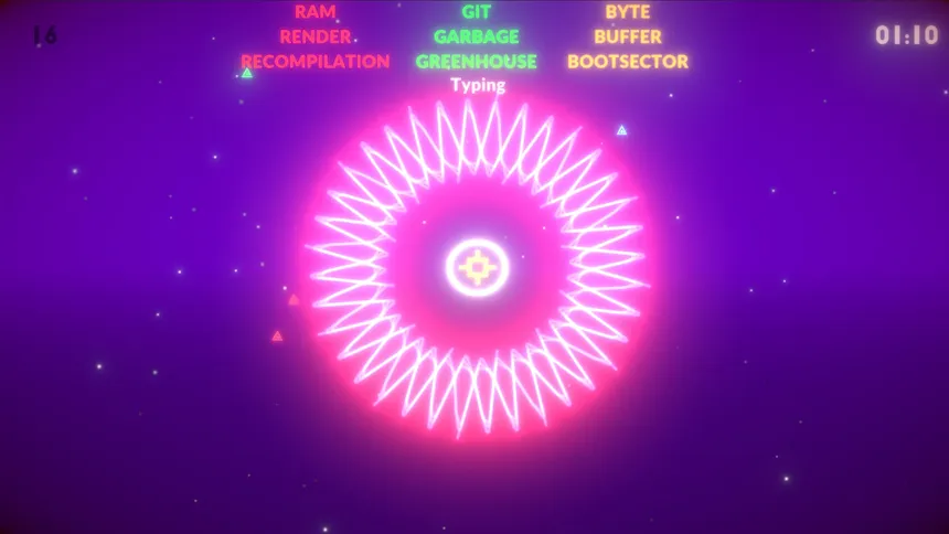 Скриншот 2 к игре Mandala: Type To Defend