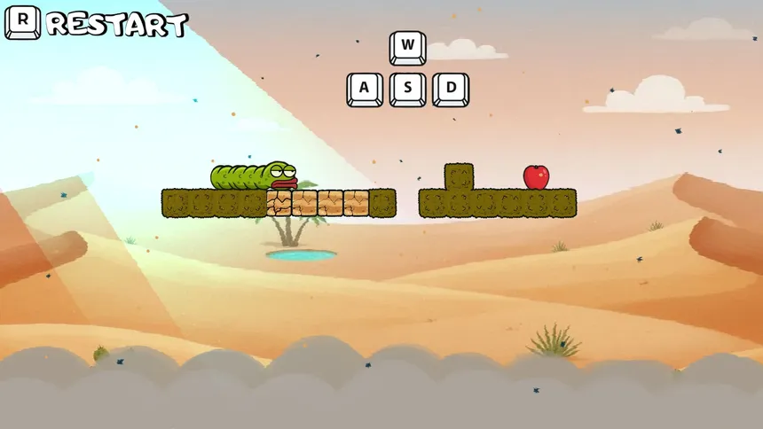 Скриншот 1 к игре Wriggle apple 3