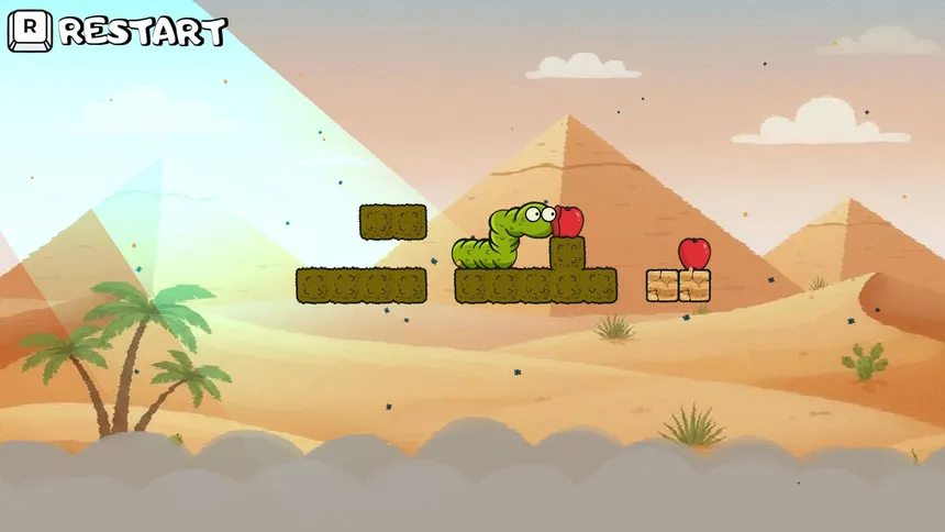 Скриншот 6 к игре Wriggle apple 3