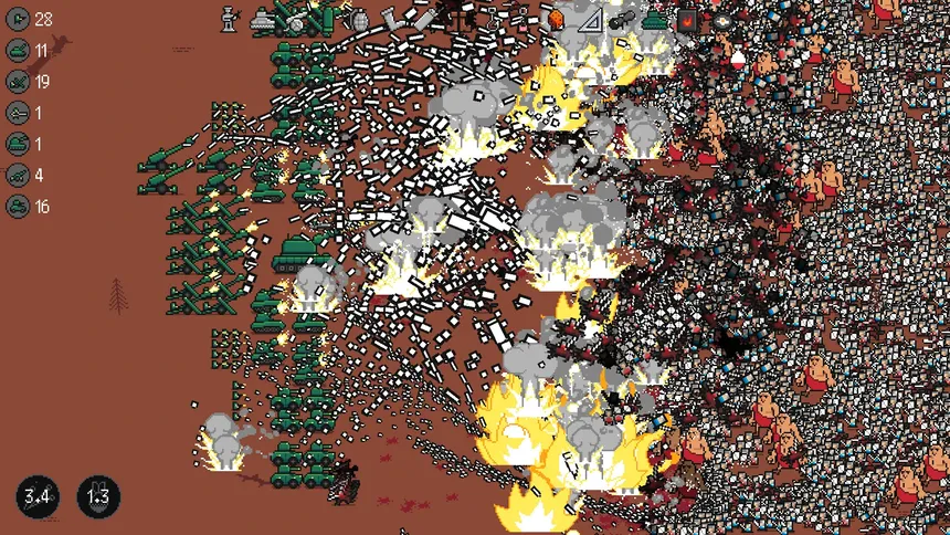 Скриншот 1 к игре Nukes vs. Swords