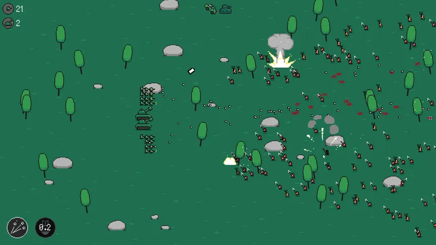 Скриншот 2 к игре Nukes vs. Swords