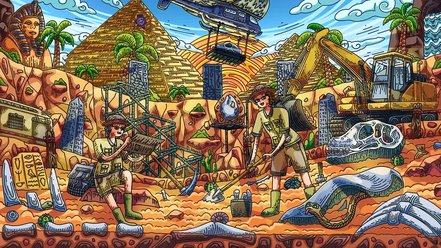 Скриншот 1 к игре 100 Archeology Cats