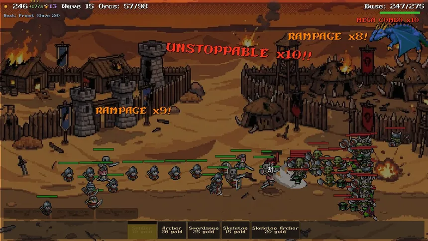 Скриншот 1 к игре Humans Vs Orcs