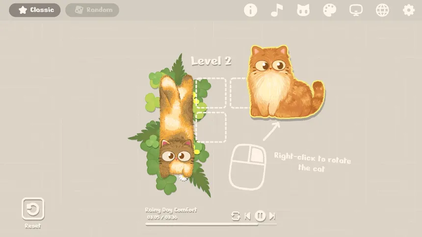 Скриншот 1 к игре Cozy Cats Fit