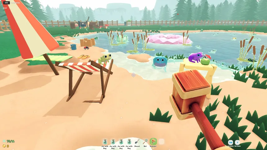 Скриншот 4 к игре Mini Pond Farm: Frogs & Lilypads