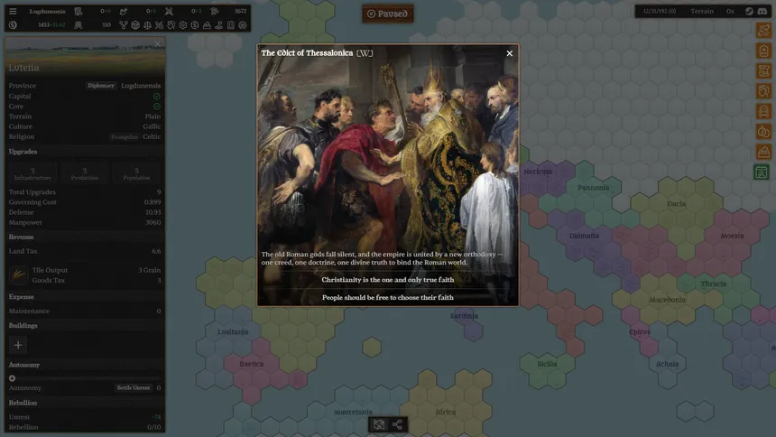 Скриншот 1 к игре Restitutor: Empire Restored