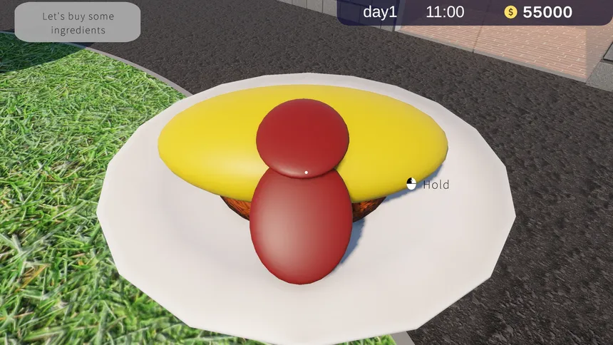 Скриншот 2 к игре Omelet Rice Shop Simulator