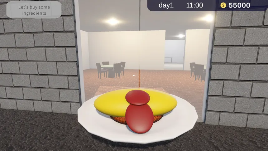 Скриншот 3 к игре Omelet Rice Shop Simulator