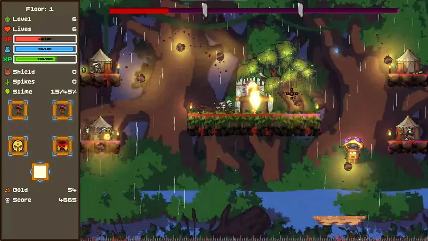 Скриншот 7 к игре Shroomanoid: breakout action roguelike