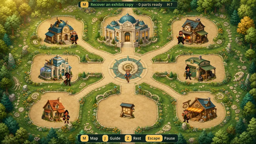 Скриншот 7 к игре Fossil Bound
