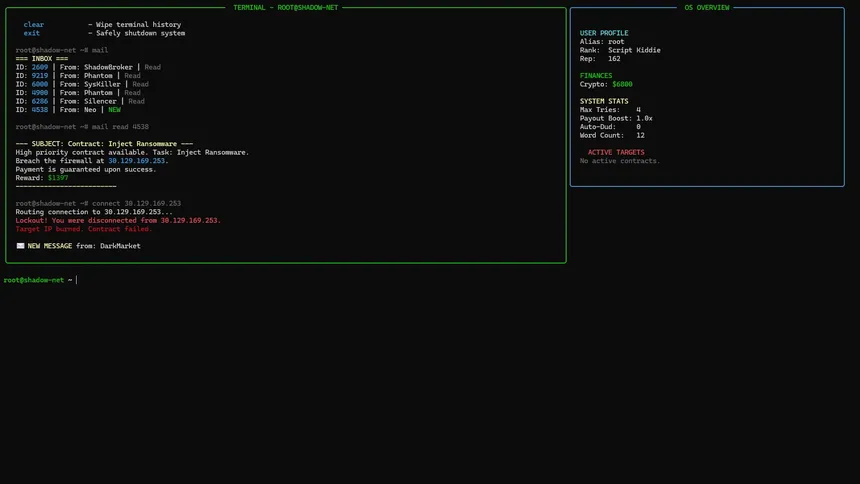 Скриншот 4 к игре Terminal Hacker: Override