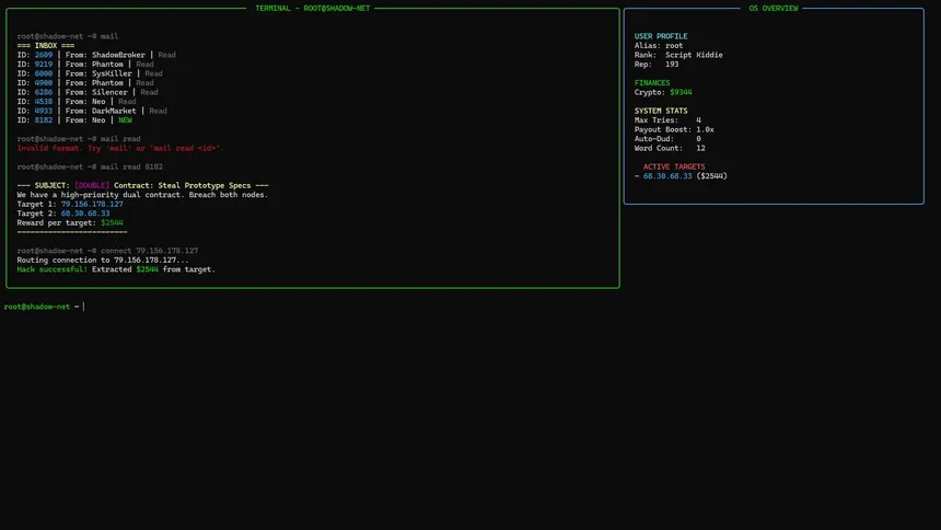 Скриншот 8 к игре Terminal Hacker: Override