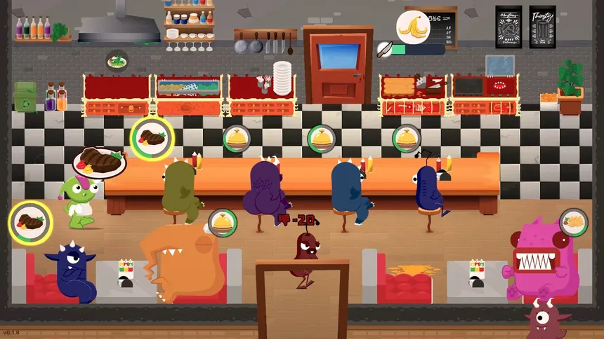 Скриншот 1 к игре Monster Meals: Big Bite Diner