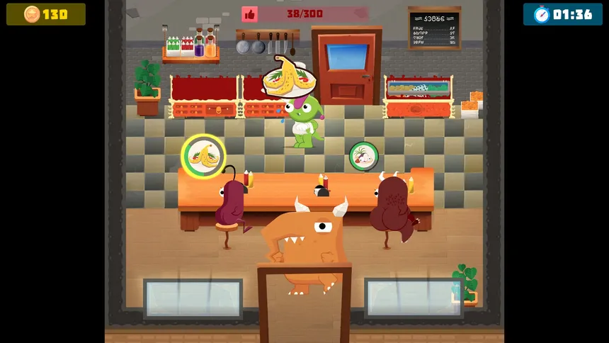 Скриншот 4 к игре Monster Meals: Big Bite Diner