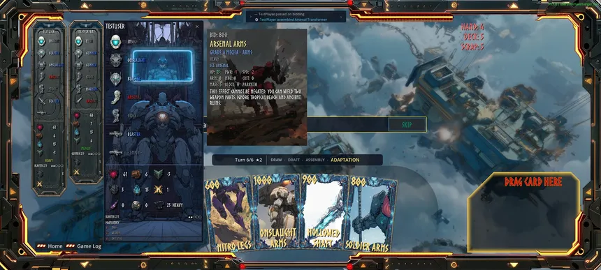 Скриншот 4 к игре MechaCorps Draft