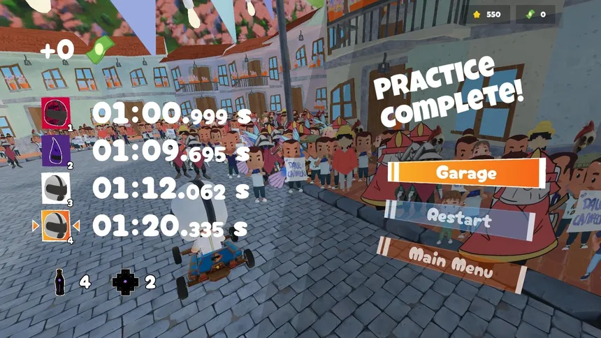 Скриншот 1 к игре Embale - Wooden Kart Race