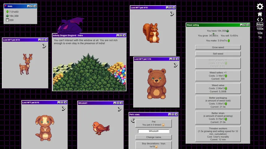 Скриншот 5 к игре Dark Web Incremental