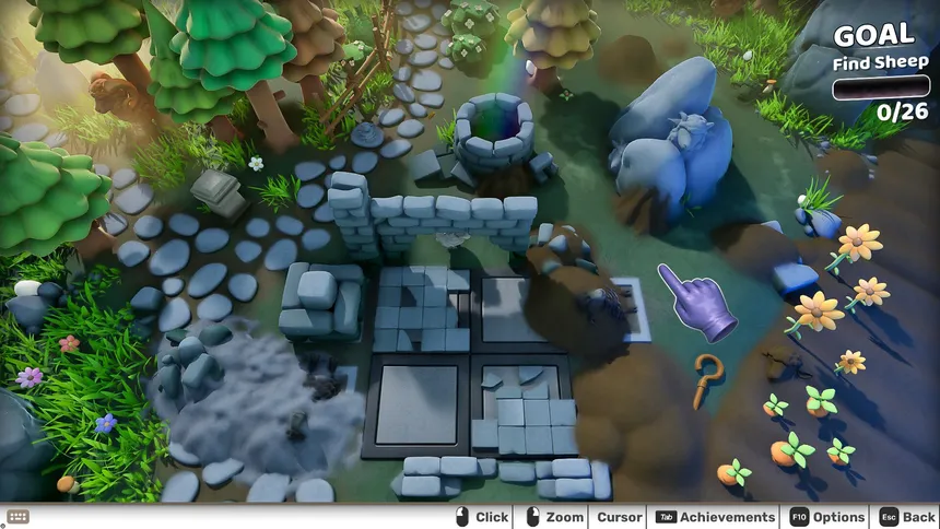 Скриншот 1 к игре Hidden Sheep Puzzle