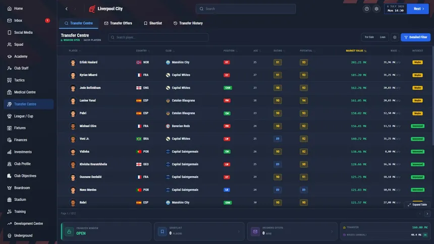 Скриншот 7 к игре Pro Soccer Manager 27