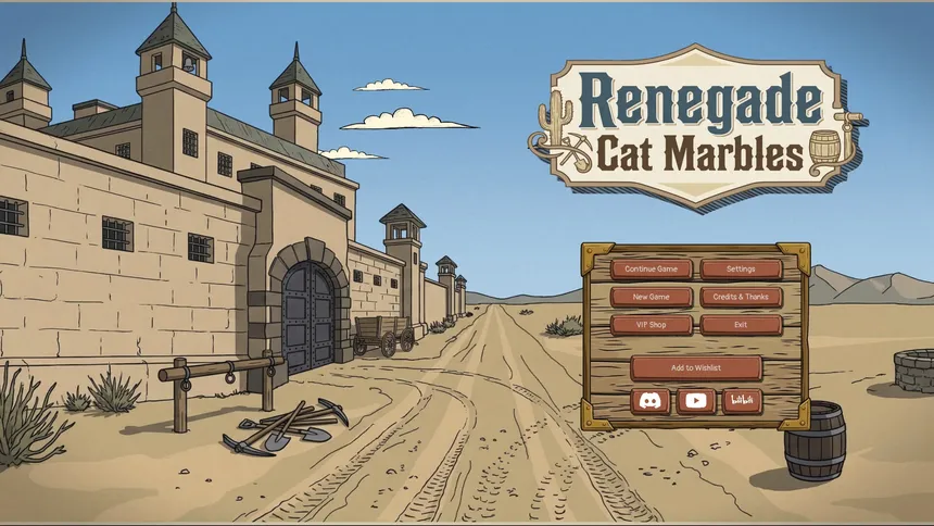 Скриншот 1 к игре Renegade Cat Marbles