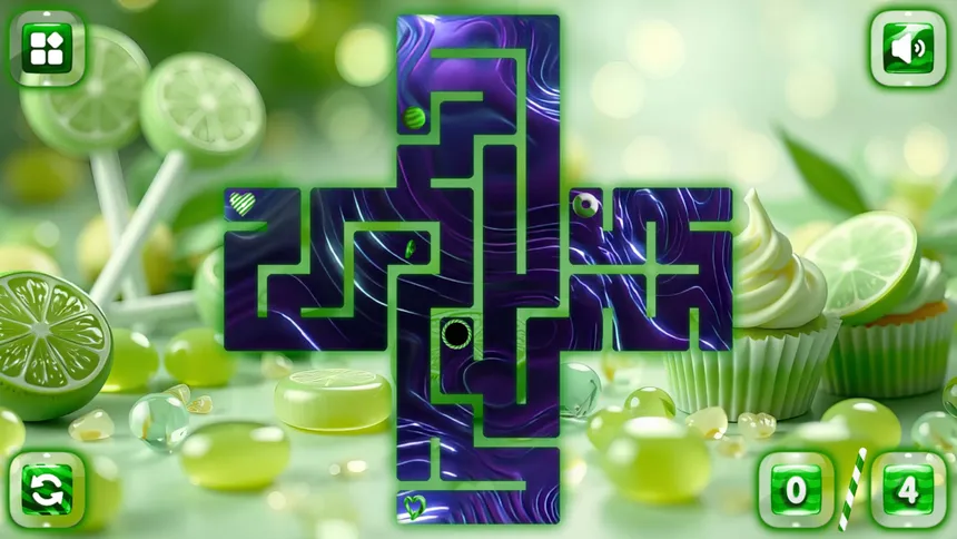 Скриншот 2 к игре Sweetie Candy Maze: Lime