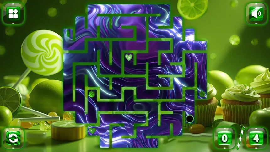 Скриншот 3 к игре Sweetie Candy Maze: Lime