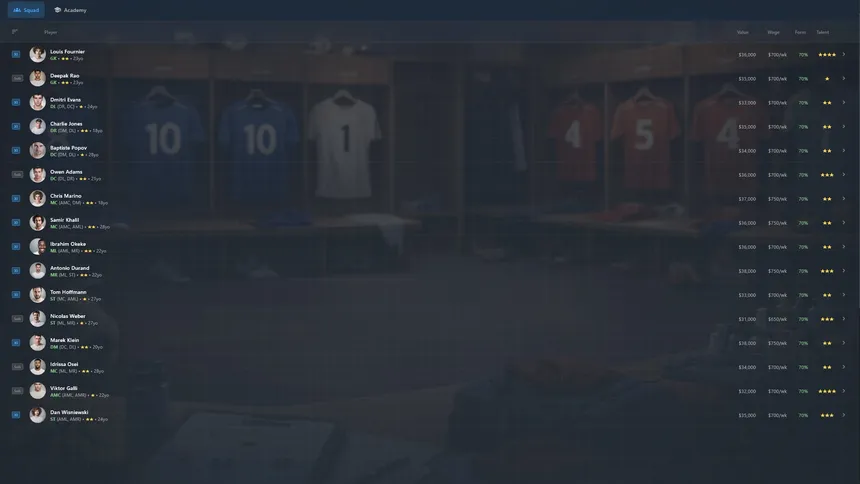 Скриншот 3 к игре THE NEW BOSS: FOOTBALL CLUB