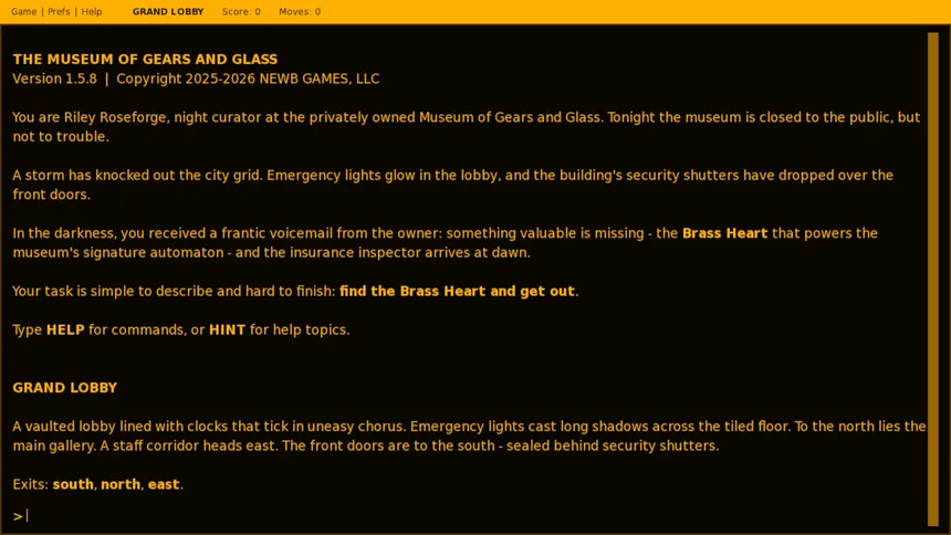 Скриншот 3 к игре Terminal Tales: An Interactive Fiction Anthology
