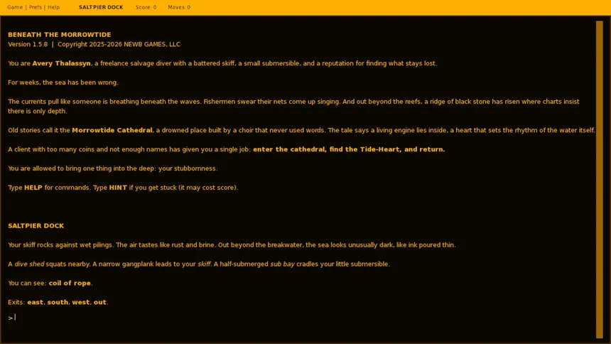 Скриншот 5 к игре Terminal Tales: An Interactive Fiction Anthology