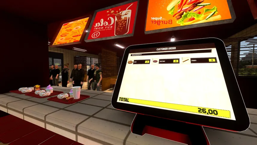 Скриншот 6 к игре Drive Thru Fast Food Simulator