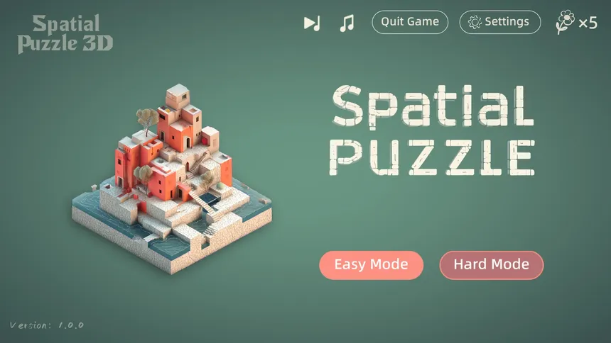Скриншот 1 к игре Spatial Puzzle 3D